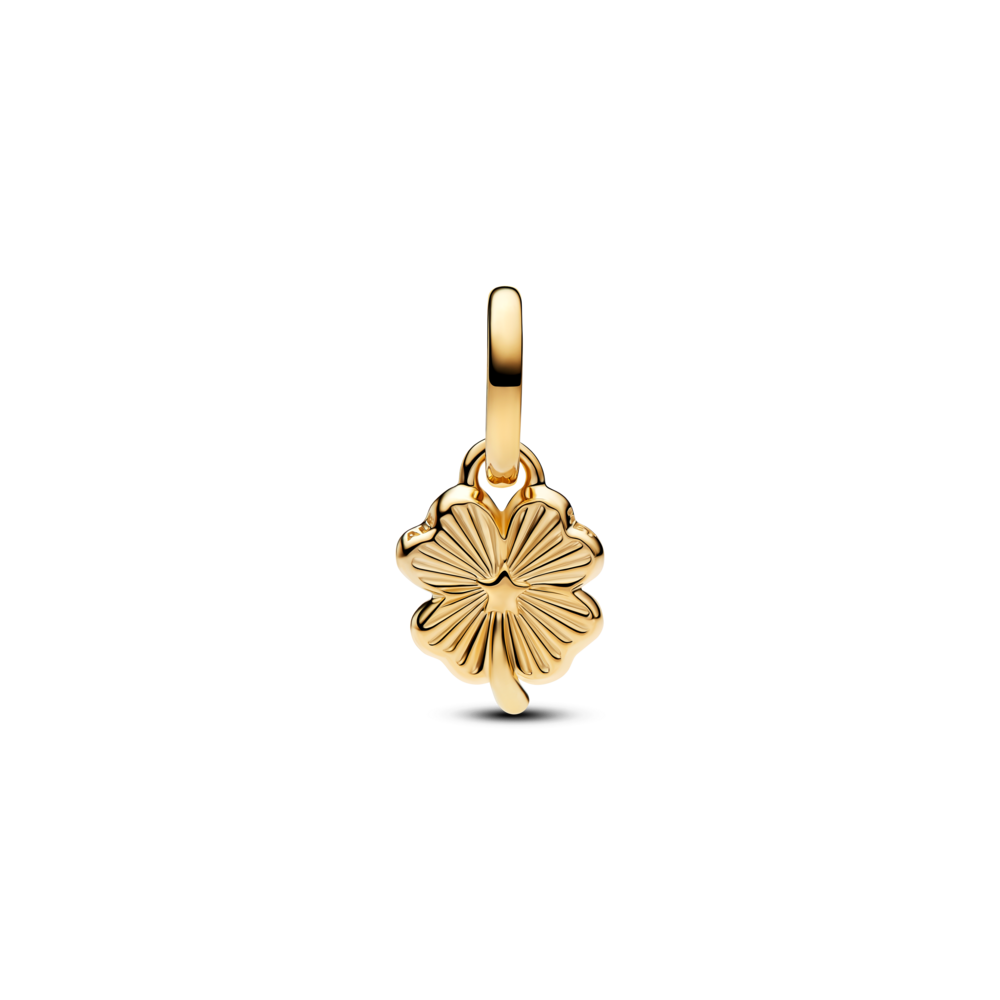 Charm Cỏ 4 Lá Mạ Vàng 14k