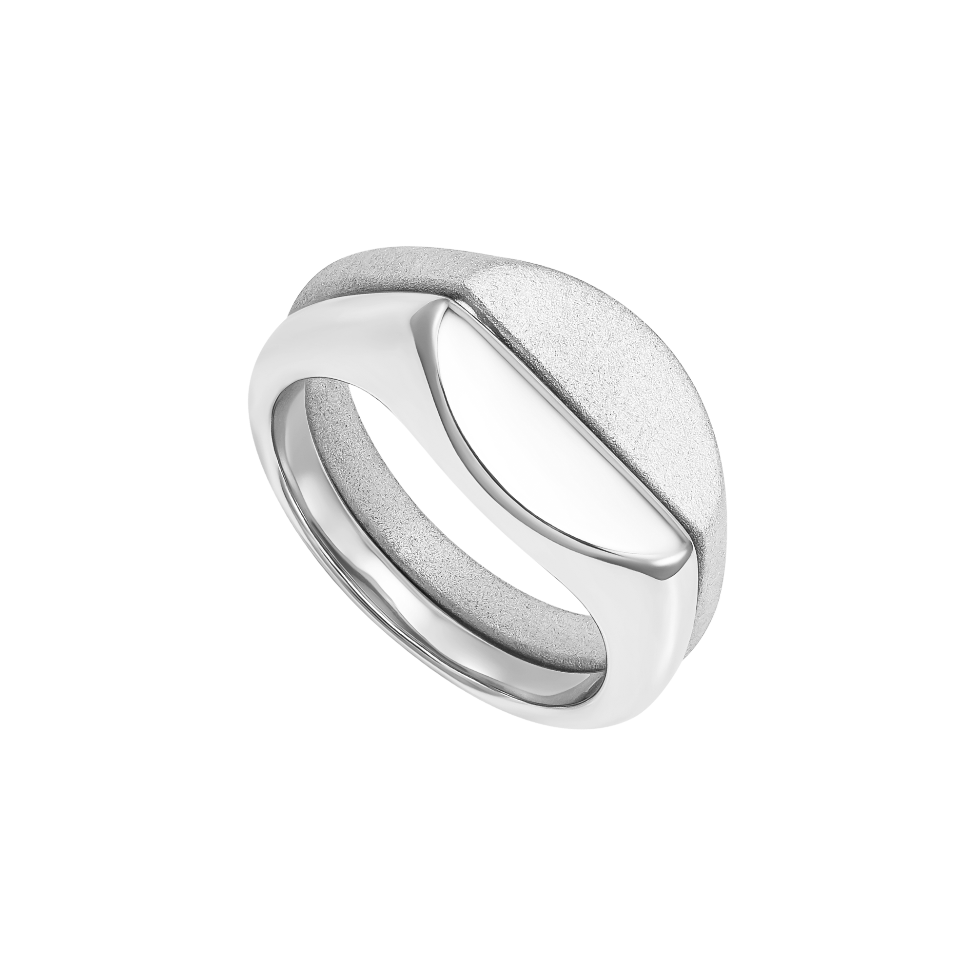 Nhẫn Bạc Cấu Trúc Song Diện Orianna – Dual Light Ring