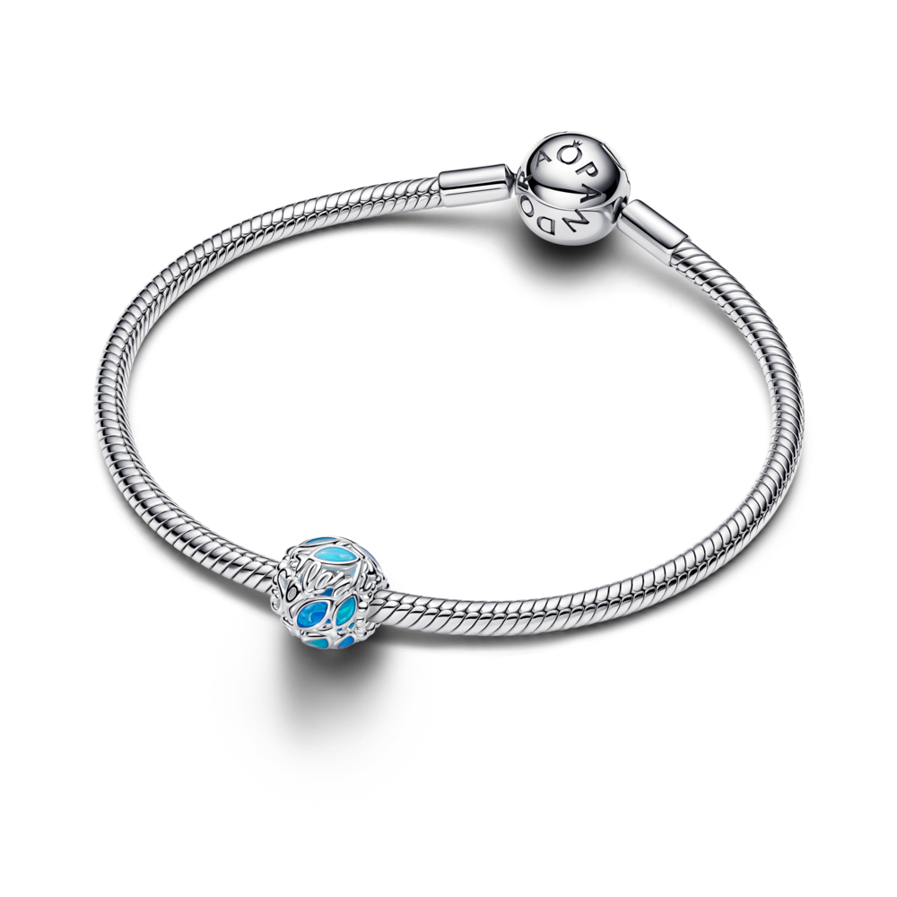Charm Bạc Cá Biển Openwork