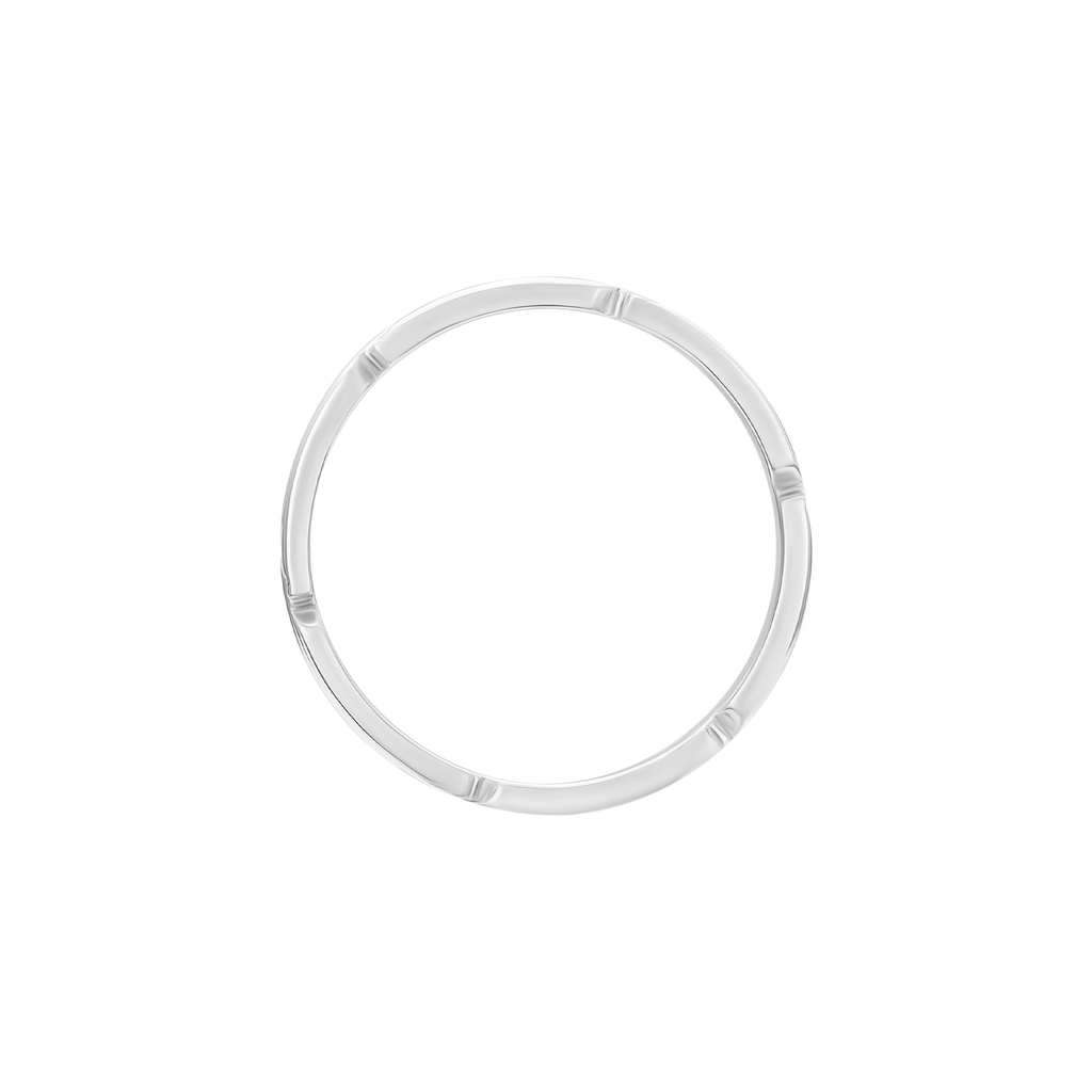Nhẫn Bạc Lượn Sóng Đính Đá Orianna – Aura Wave Ring