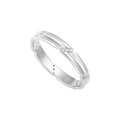 Nhẫn Bạc Lượn Sóng Đính Đá Orianna – Aura Wave Ring
