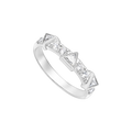 Nhẫn Bạc Hình Học Đính Đá Trillion Orianna – Stellar Prism Ring
