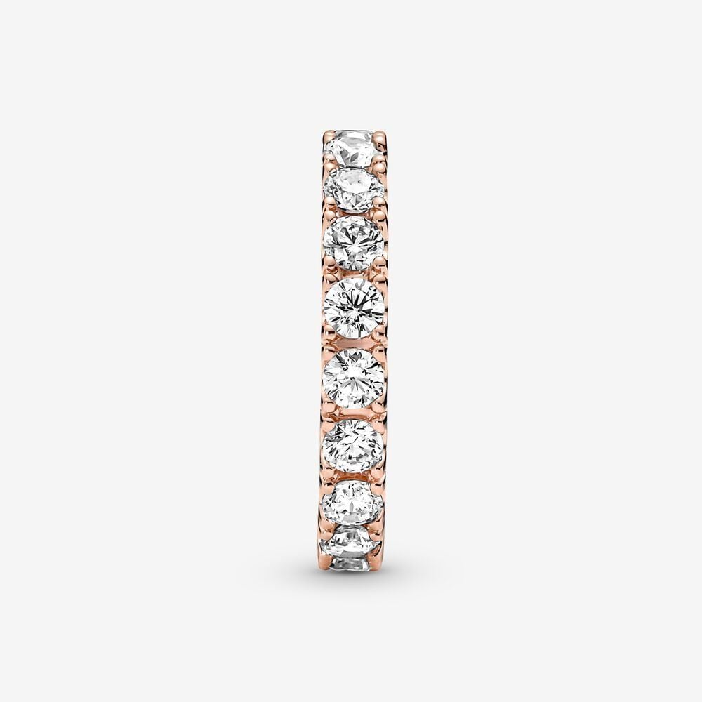 Nhẫn Orianna Timeless Mạ Vàng Hồng 14k Đính Đá To
