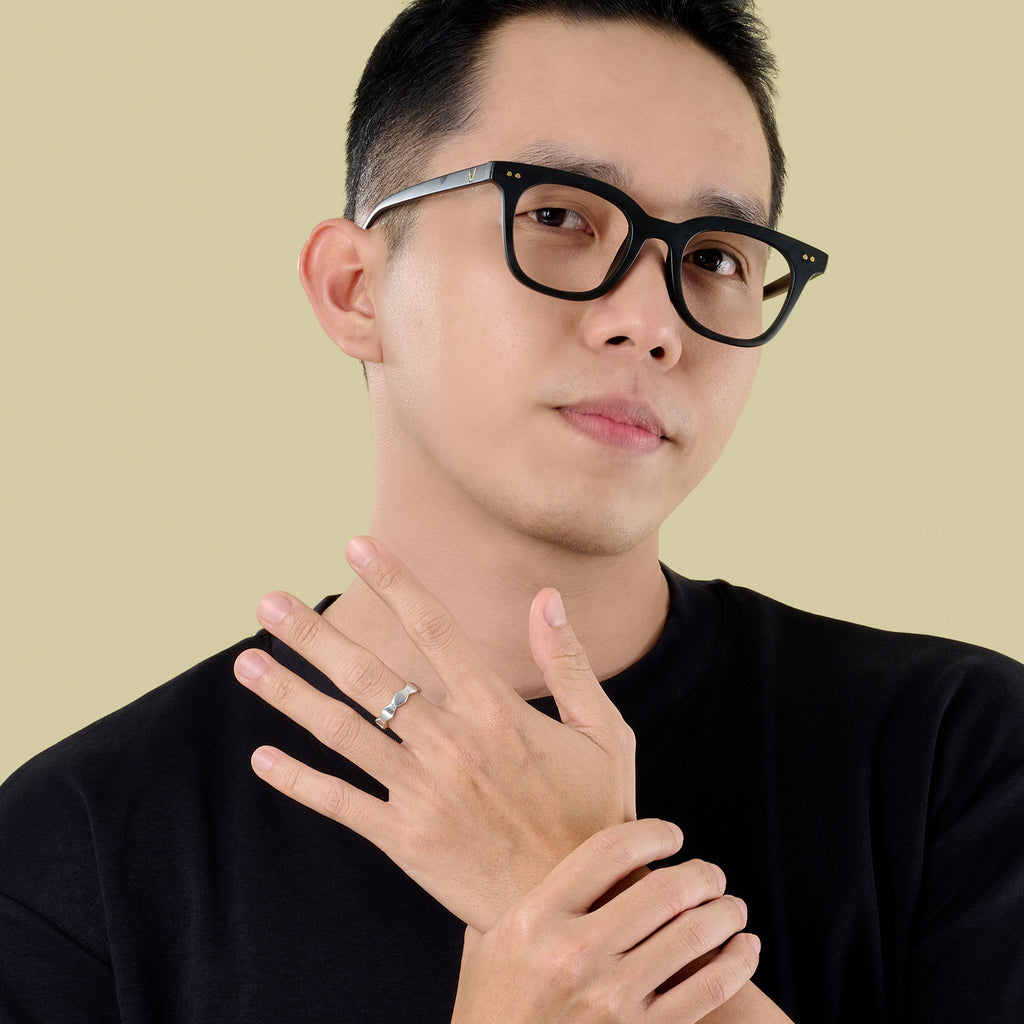 Nhẫn Bạc Cấu Trúc Lục Giác Orianna – Infinite Hex Ring