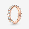 Nhẫn Orianna Timeless Mạ Vàng Hồng 14k Đính Đá To