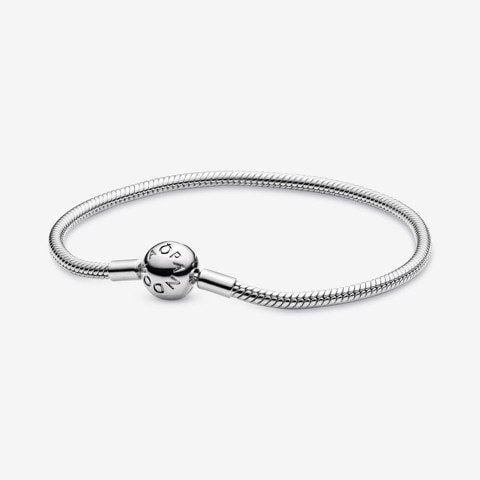 Vòng Bạc Orianna Moments Dây Mềm Khóa Tròn