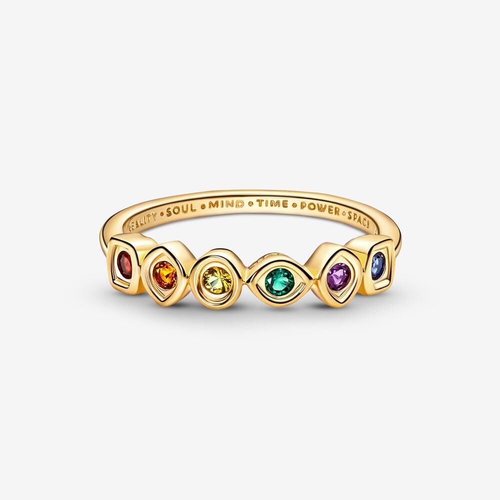Nhẫn Marvel x Orianna Mạ Vàng 14k Đính Đá Nhiều Màu