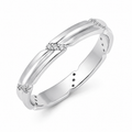 Nhẫn Bạc Lượn Sóng Đính Đá Orianna – Aura Wave Ring
